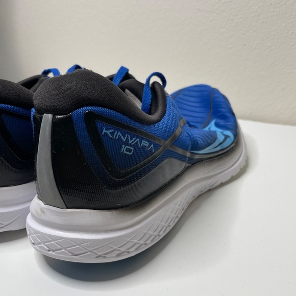 Saucony‎ Kinvara 10 Running Shoes Blue Black S20467-2 Everun Mens Size 12 - Picture 8 of 9
